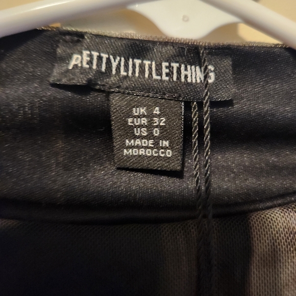 Khaki Abstract print mesh wrap cut out midaxi dress - Picture 4 of 6